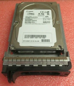 Seagate Cheetah 73GB 3.5" SCSI 10K Server Hard Drive Hotswap in Caddy ST373405FC - Picture 1 of 3