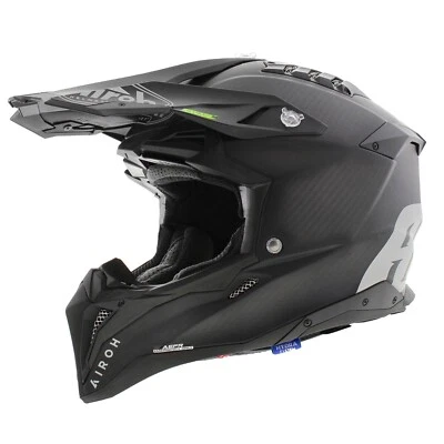 Airoh Aviator 3 AMS² plus, Matt 3k Full Carbon Offroad MX Helmet Free Shipping! - Image 1 of 4