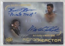 2018 Upper Deck Aliens Movie Actor Reactor Dual Ricco Ross Mark Rolston Auto x9h