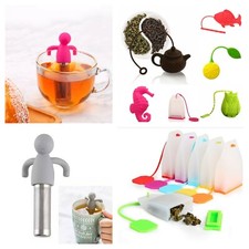 SPIRIUS infusore per tè in silicone foglie di tè sciolte colino a erbe Mr. Lumaca limone