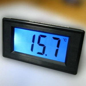 Thermometer Digital Temperature Meter Gauge -50℃~150℃ With Probe Power 9-12V - Afbeelding 1 van 3