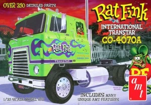 AMT1291 Round2 Int'tl Transtar CO-4070A Tractor Hauler - RAT FINK 1:25 Model Kit - Picture 1 of 5