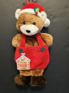 Mono de peluche Rennoc de colección Santa’s Best Teddy Bear medias de Navidad 20” - Imagen 1 de 8