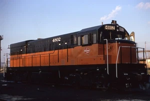 TP Original Slides (2) MILW Milwaukee Road GE U23B #4802 Milwaukee WI 1973 Fresh - Picture 1 of 2