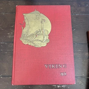 Vintage 1974 Viking High School Yearbook LA County School - Picture 1 of 7