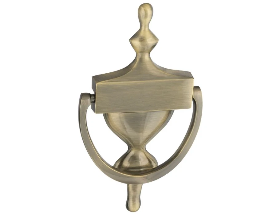 Llamador de puerta National Hardware 7′′ - latón macizo, latón antiguo (V1914) N336-156 Foto 1 de 1