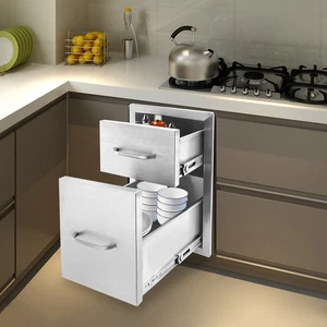 NEW Stainless Steel Access BBQ Island Kitchen BBQ Door Drawers Outdoor - Picture 1 of 24
