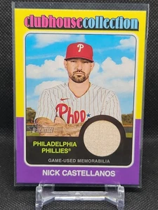 2024 Topps Heritage Clubhouse Collection Nick Castellanos #CCR-NC Game Used Bat - Bild 1 von 2