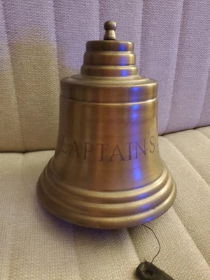 Vintage Brass Captains Bell. - Image 1 of 4