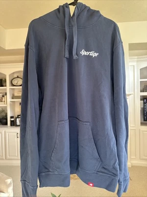 Sportiqe Sweatshirt Men's Navy XL New Without Tags; Black Hat - Image 1 of 4
