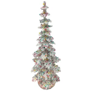 Ino Schaller Confetti Sugarbeads Medium German Christmas Tree 10.25 inch New - Picture 1 of 7