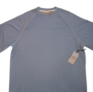 Unter anderem Herren Large T-Shirt Blau Drop Shoulder Boxy Fit Kurzarm Tee - Bild 1 von 7