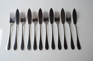 WMF MERIT 6 komplette Fischbestecke Cromargan protect poliert spülmaschinenfest - Bild 1 von 1