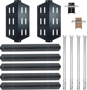 Barras saborizantes, deflectores de calor y quemadores de repuesto Weber Genesis serie 300 - Imagen 1 de 6