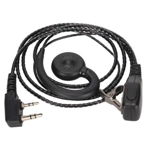 2 Way Radio Ear Earpiece G Shape Clip Ear Walkie Talkie Headphone For Ba FY - Zdjęcie 1 z 24