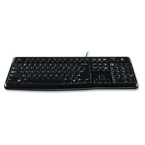 Logitech K120 Ergonomic Desktop Wired Keyboard USB Black 920002478 - Picture 1 of 1