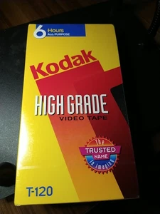 Kodak T-120 Leer VHS Video Cassette Tape hochwertig, versiegelt - Bild 1 von 2