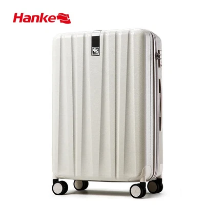 Hanke®  Hartschalenkoffer | rauchweiß | 24" | Aluminium-Rahmen | Trolley - Bild 1 von 4
