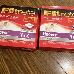 3M Filtrete Hoover Y and Z Vacuum Bag 2 Boxes 3 Bags In 1 Box, 2 In Other Box - Picture 1 of 4
