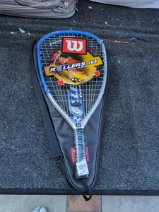 Racquetball Racket Brand New Wilson Rollers 195 With Case Please Take A Look At - Picture 1 of 18