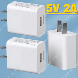 Dual Port USB Power Adapter Cube Fast Wall Charger Block For iPhone iPad Android - Picture 1 of 10