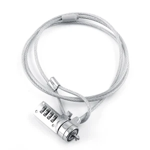 Laptop Security Lock Cable Chain Theft Deterrent 4 Digit Password For PC Lap GS0 - Picture 1 of 12