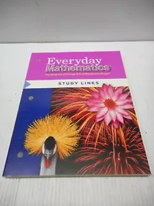 Wright Group/McGraw Hill Everyday Mathematics Study Links Grade 4 Paperback - Foto 1 di 5