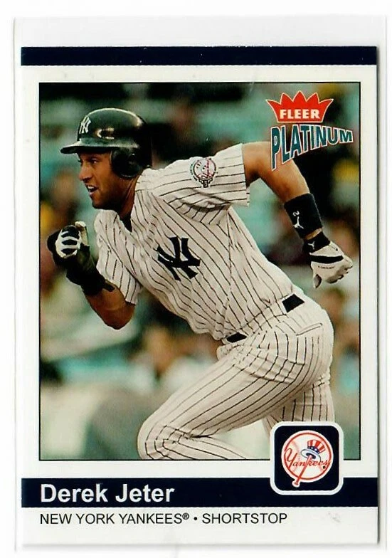 Fleer Platinum #20 2004 Derek Jeter ~ ¡Yanquis de Nueva York! 💎 ¡El Capitán! 💎 Foto 1 de 1