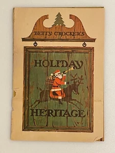 Folleto de recetas vintage 1966 Betty Crocker Crocker’s Holiday Heritage - Imagen 1 de 5