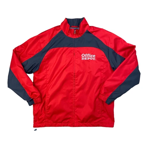 NASCAR  Tony Stewart #14 Office Depot Nascar Jacket Men's Medium Red, Black Cover