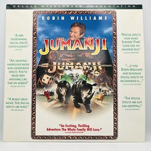 Jumanji (Laserdisc, 1996) Deluxe Widescreen Presentation Robin Williams Movie