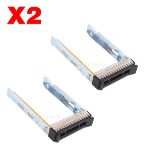 2 pièces pour Lenovo ThinkSystem 2,5 pouces SAS SATA cadre de disque dur Caddy ST250 tour - Photo 1/8