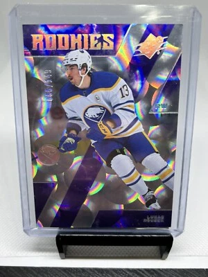 Lukas Rousek- 2023-24 SPx Hockey Rookies Parallax Purple #'d /149-Buffalo Sabres - Image 1 of 2