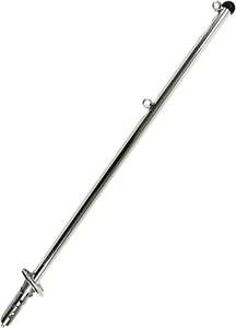 MARINE CITY 316 Stainless Steel 30° Flush Socket & 32" Flag Pole for Boat - Picture 1 of 5