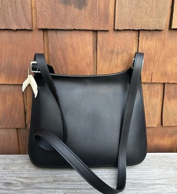 Bolso Bandolera Coach Hippie Vintage Sillín con Solapa 9134 Negro Nuevo con Etiquetas Foto 1 de 4