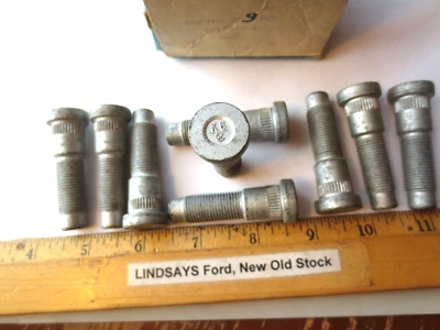 9 PIEZAS FORD 1998/2011 CROWN VICTORIA "PERNO" RUEDA TACO 1/2"-20 X 2", E6AZ-1107-A Foto 1 de 3