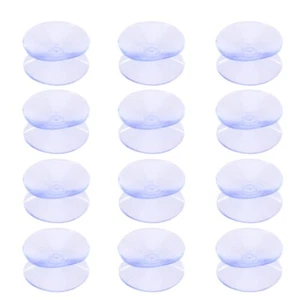 12 Pcs Furniture Cups Suction Mounts Double-sided Non-slip Mat Bracket - Picture 1 of 11