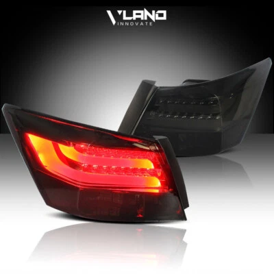 Luzes traseiras de LED VLAND para Honda Accord 2008-2012 lâmpada traseira de freio de LED lente fumê - Imagem 1 de 4