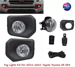 Kit de luces antiniebla izquierda+derecha para Toyota Tacoma SR SR5 2016-2021 con par de cables/interruptores EE. UU. - Imagen 1 de 11