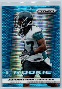Johnathan Cyprien 2013 Panini Prizm Prizms Light Blue Pulsar RC Rookie #244 - Picture 1 of 2