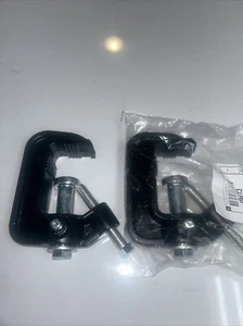 2 Pack Chauvet DJ CLP-05 2.5" Heavy Duty Cast Pro Lighting Clamps - Picture 1 of 6