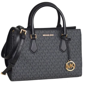 Bolso de mujer Michael Kors Bag SHEILA CNTR MD ZIP SATCHEL negro - Imagen 1 de 10