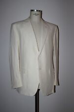 Authentic Bijan Hand made Jacket 60% Linen 40% Silk IT 52 UK 42 US 42 New tag