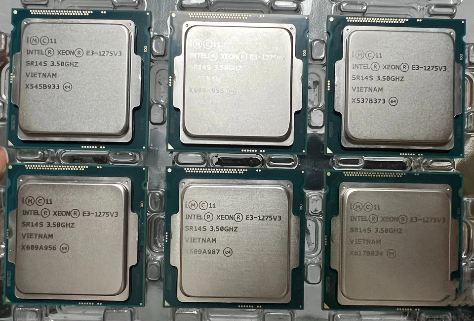 Intel Xeon E3-1275V3 SR14S 3.50GHz 4-core 45W LGA-1150 CPU processor - Image 1 of 1