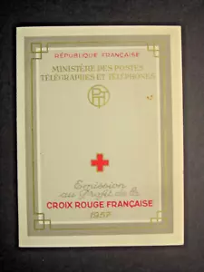 FRANCE 1957 RED CROSS FUND BOOKLET MNH SGXSB7 - Picture 1 of 2