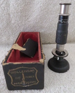 WOLLENSAK ROCHESTER 100 POWER RUNDFUSS VERBUNDMIKROSKOP (c. 1927-8) - Bild 1 von 14