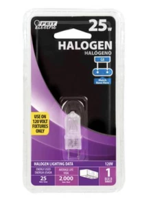 Feit Electric Light Bulb, 25 Watts-120 Volt, G8 Base, 2000 Lumens - Picture 1 of 1