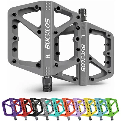 Rodamientos de pedales planos/plataforma para bicicleta de carretera/MTB 9/16" aptos para Shimano/Rockbros ensanchar EE. UU. Foto 1 de 4