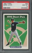 1993 TOPPS #98 DEREK JETER PSA 10 *ROOKIE HOF*