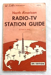 1972 North American Radio-TV Station Guide 8th Edition Vane A. Jones 20915 - Picture 1 of 3